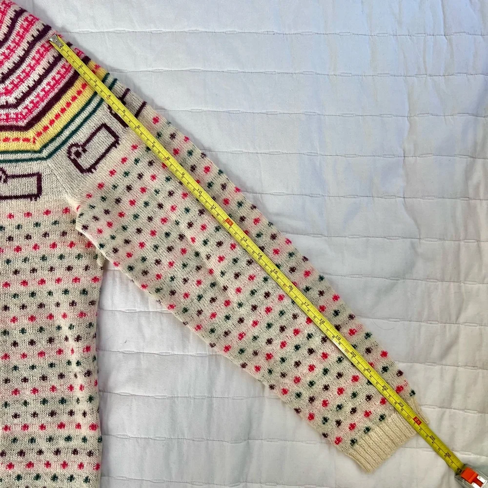 Woolrich Vintage Women's Fair Isle Sweater Size L EUC - Picture 7 of 9